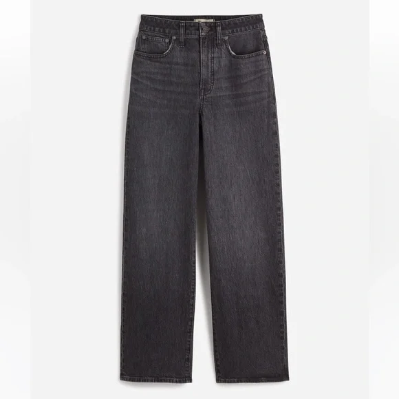 madewell The petite curvy Perfect Vintage Wide-Leg Crop Jean Robles Wash 30P - Picture 3 of 10